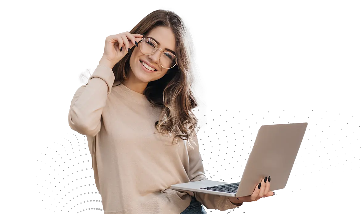 Profesional trabajando con una laptop